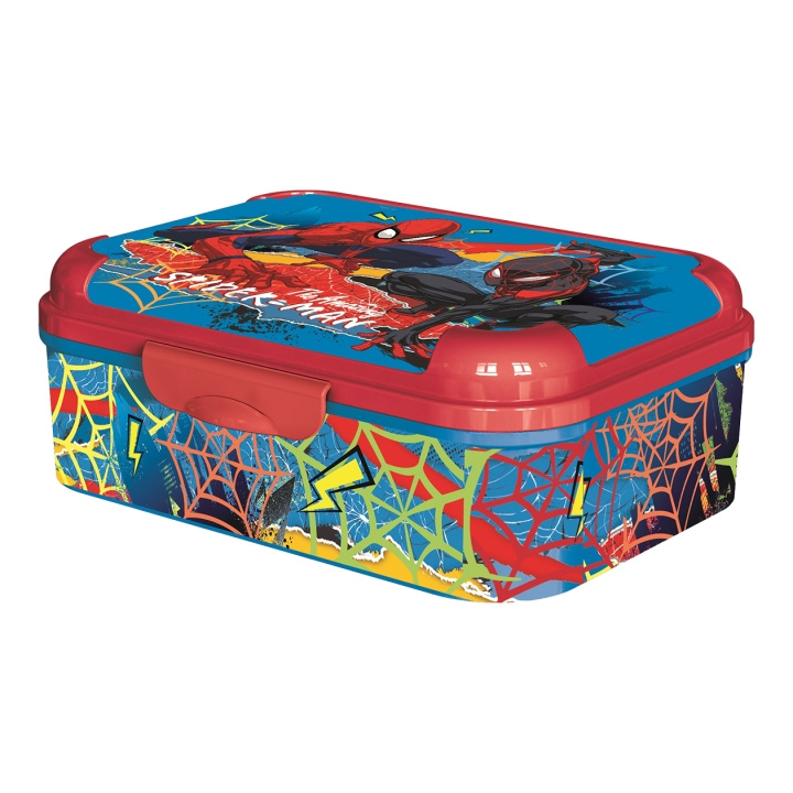 STOR SPIDERMAN Asker Lunch Box - Kleurrijk - 17 x 13.5 x 6.2 cm in de groep SPEELGOED, KINDER- & BABYPRODUCTEN / Eten & Drinken / Kinderservies bij TP E-commerce Nordic AB (D30367)