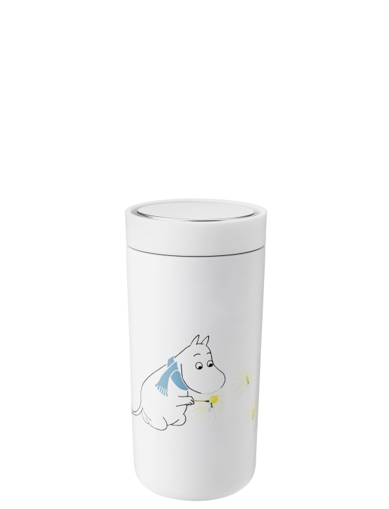 Stelton To-Go Click Vacuüm Geïsoleerde Beker 0,4 L (Moomin Frost) in de groep SPORT, VRIJE TIJD & HOBBY / Buitenrecreatie / Thermosflessen & Waterflessen bij TP E-commerce Nordic AB (D30390)