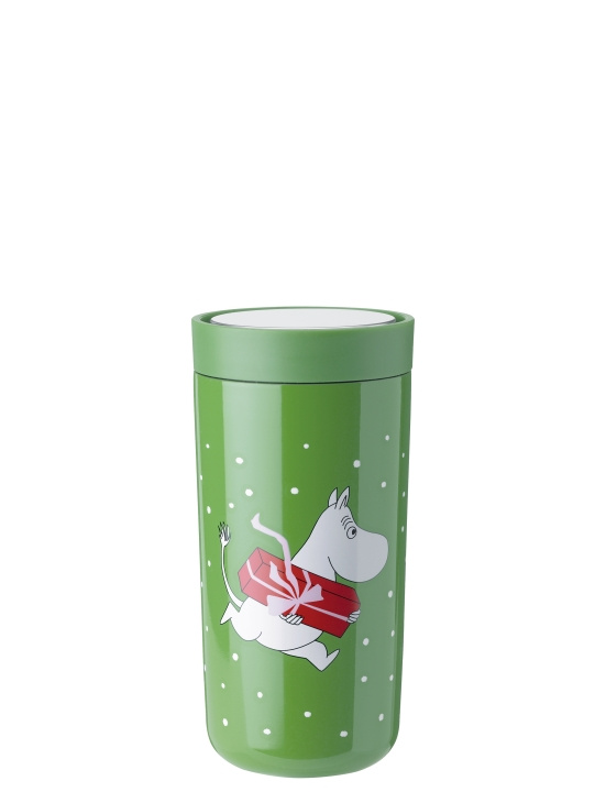 Stelton To-Go Click Vacuüm Geïsoleerde Beker 0,4 L (Moomin Present) in de groep SPORT, VRIJE TIJD & HOBBY / Buitenrecreatie / Thermosflessen & Waterflessen bij TP E-commerce Nordic AB (D30392)