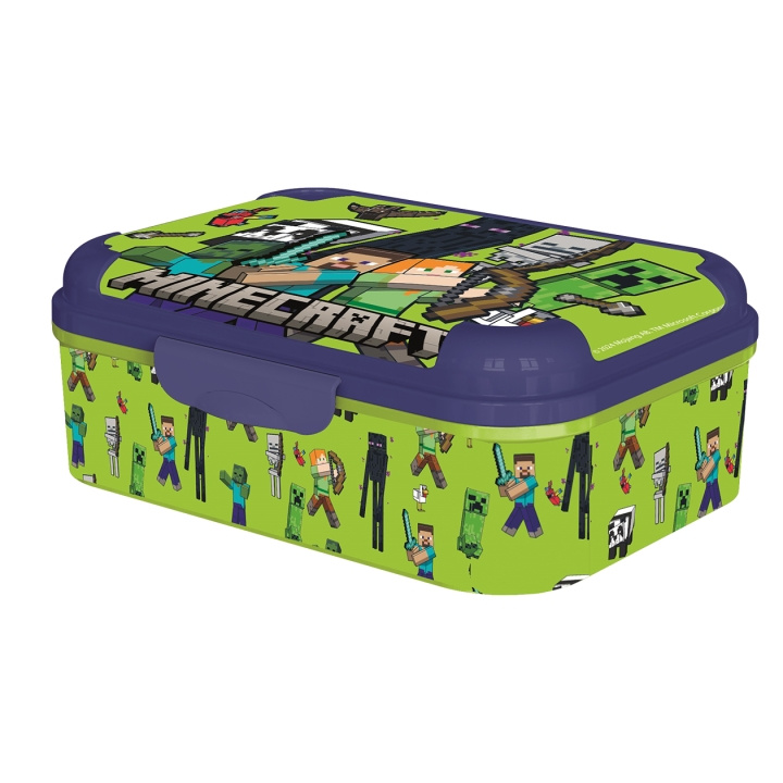 STOR MINECRAFT Asker Lunchbox - 17 x 13,5 x 6,2 cm in de groep SPEELGOED, KINDER- & BABYPRODUCTEN / Eten & Drinken / Kinderservies bij TP E-commerce Nordic AB (D30399)