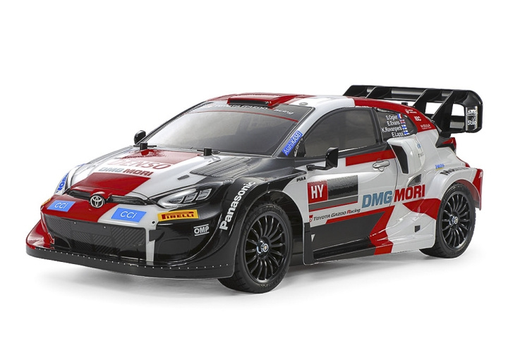 Tamiya 1/10 R/C Toyota GAZOO Yaris Rally1 Hybrid (TT-02) - (545607) in de groep SPEELGOED, KINDER- & BABYPRODUCTEN / Op afstand bestuurbaar / Afstand bestuurbare auto\'s bij TP E-commerce Nordic AB (D30411)