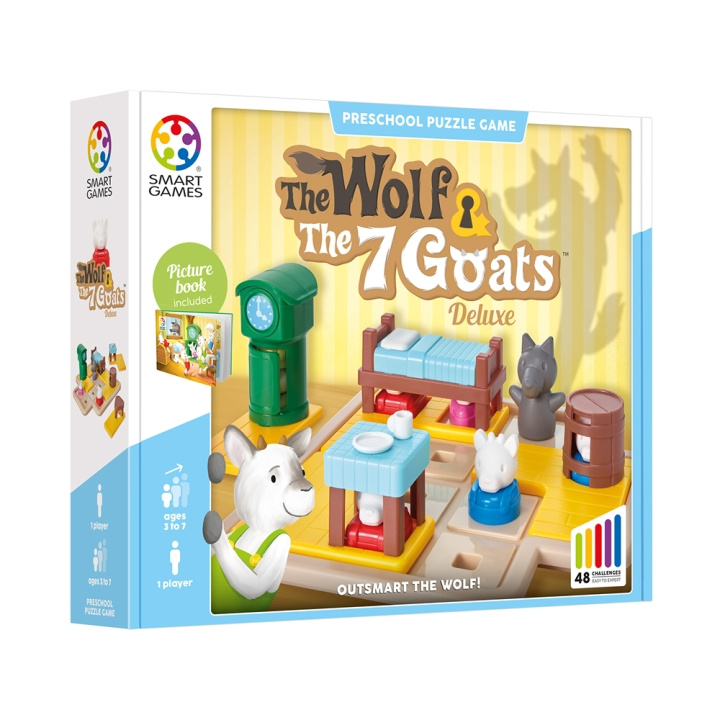 Smart Games: Wolf & De 7 geitjes (Noords) (SG2669) in de groep SPEELGOED, KINDER- & BABYPRODUCTEN / Spelletje / Bordspellen bij TP E-commerce Nordic AB (D30413)