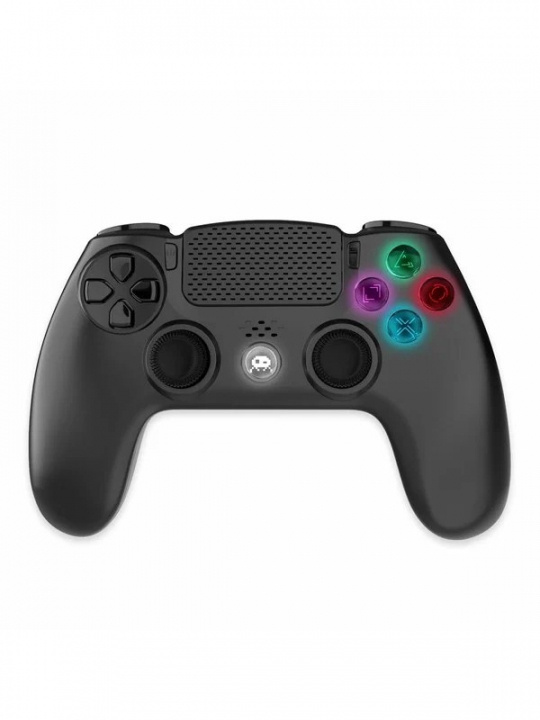 Trade Invaders Draadloze controller voor PS4 met 3,5mm jack slot - LED - Zwart - PACKAGE-VRIJ in de groep HOME ELECTRONICS / Spelconsoles en accessoires / Sony PlayStation 4 bij TP E-commerce Nordic AB (D30417)