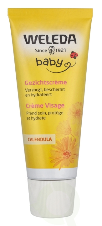 Weleda Baby Calendula Face Cream 50 ml Moisturizes & Protects in de groep BEAUTY & HEALTH / Huidsverzorging / Gezicht / Dagcrème bij TP E-commerce Nordic AB (D30459)