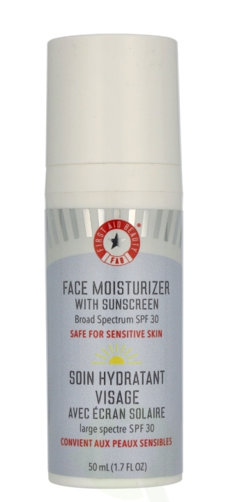 First Aid Beauty (FAB) First Aid Beauty Face Moisturizer With Suncreen 50 ml in de groep BEAUTY & HEALTH / Huidsverzorging / Zonnebank / Zonnebescherming bij TP E-commerce Nordic AB (D30471)