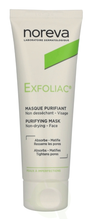 Noreva Exfoliac Purifying Mask 50 ml in de groep BEAUTY & HEALTH / Huidsverzorging / Gezicht / Maskers bij TP E-commerce Nordic AB (D30485)