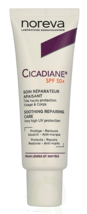 Noreva Cicadiane Soothing Repairing Care SPF50+ 40 ml in de groep BEAUTY & HEALTH / Huidsverzorging / Zonnebank / Zonnebescherming bij TP E-commerce Nordic AB (D30492)