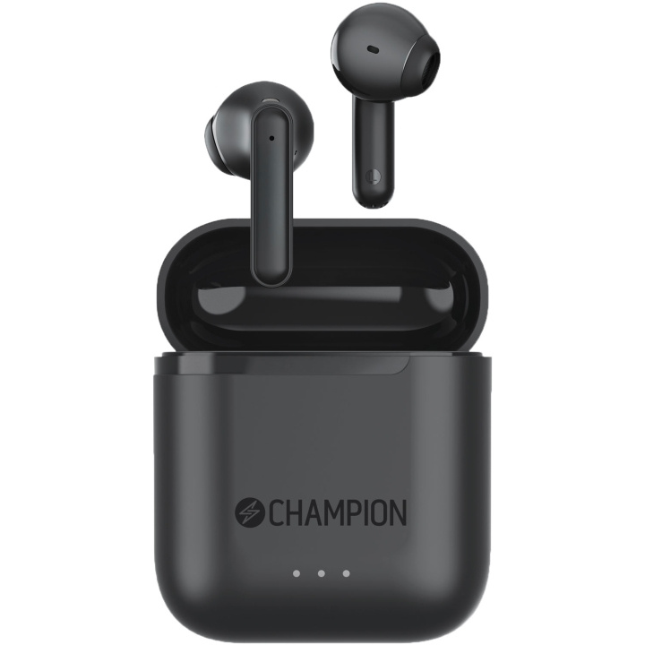 Champion Hörlurar Earbuds TWS Svart in de groep HOME ELECTRONICS / Audio & Beeld / Koptelefoon & Accessoires / Koptelefoon bij TP E-commerce Nordic AB (D30581)