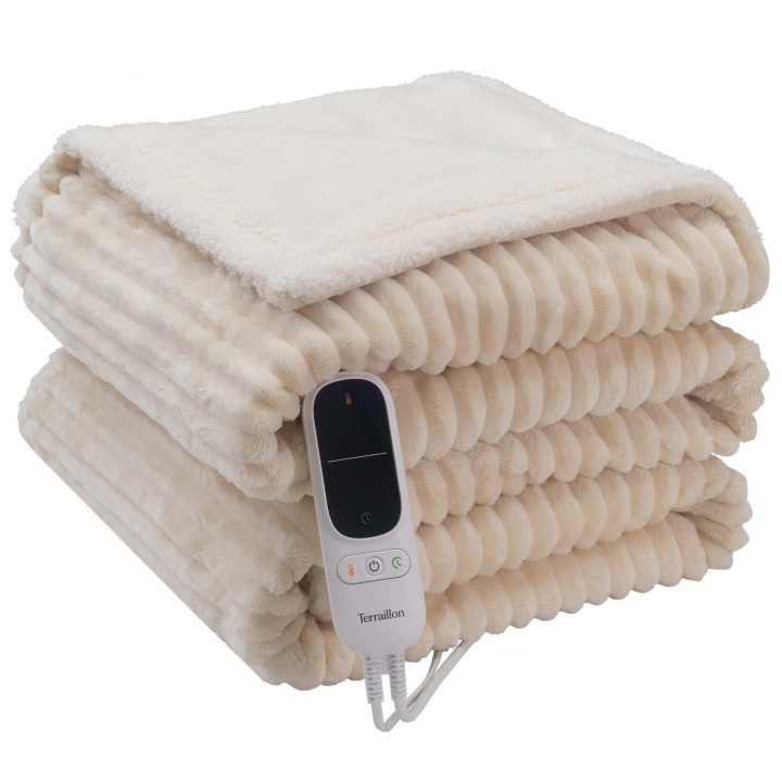 Terraillon Värmefilt Koomy 180x130cm 140W Cream in de groep BEAUTY & HEALTH / Massage & Wellness / Elektrische dekens bij TP E-commerce Nordic AB (D30592)
