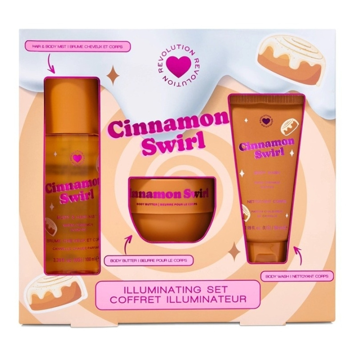Makeup Revolution I Heart Revolution Cinnamon Swirl Giftset in de groep BEAUTY & HEALTH / Geuren & Parfum / Parfum / Parfumdoosjes bij TP E-commerce Nordic AB (D30653)