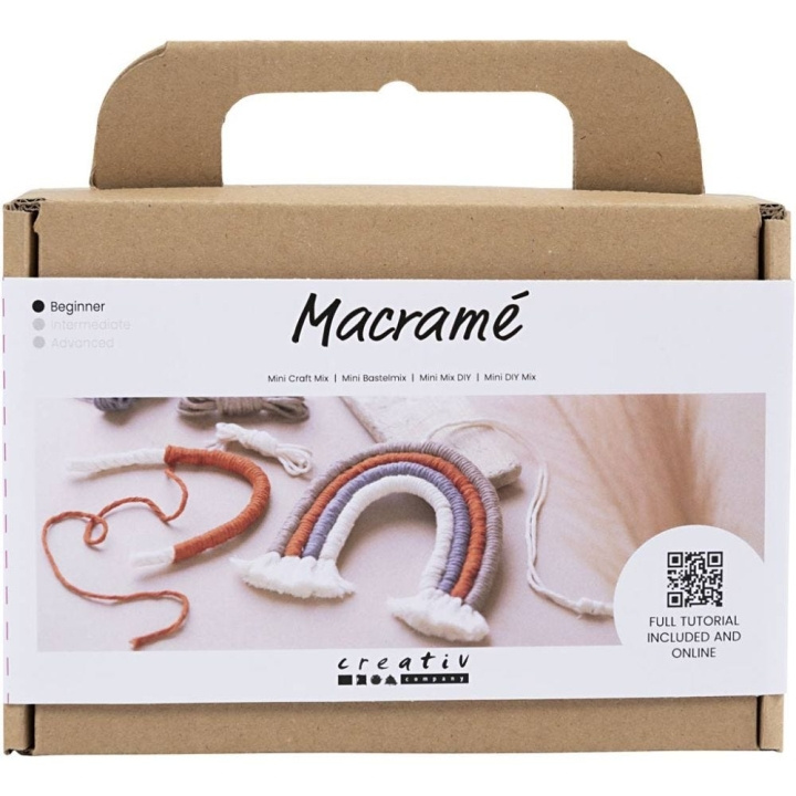 DIY Kit Macramé - Regenboog (977553) in de groep SPORT, VRIJE TIJD & HOBBY / Hobby / DIY Kit bij TP E-commerce Nordic AB (D30863)