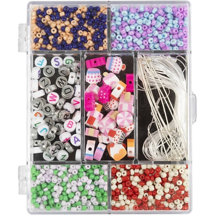 DIY Kit DIY Mix - Sieraden - Pastelkleuren (977620) in de groep SPORT, VRIJE TIJD & HOBBY / Hobby / DIY Kit bij TP E-commerce Nordic AB (D30878)