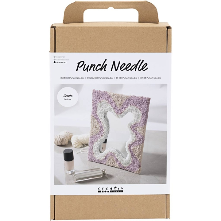 DIY Kit Knutselset Punchnaald - Spiegel (977630) in de groep SPORT, VRIJE TIJD & HOBBY / Hobby / DIY Kit bij TP E-commerce Nordic AB (D30883)