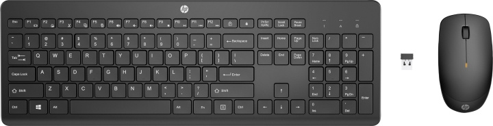 HP 230 Draadloze Desktop Set, Zwart - Nordic in de groep COMPUTERS & RANDAPPARATUUR / Muizen en toetsenborden / Toetsenborden bij TP E-commerce Nordic AB (D30889)