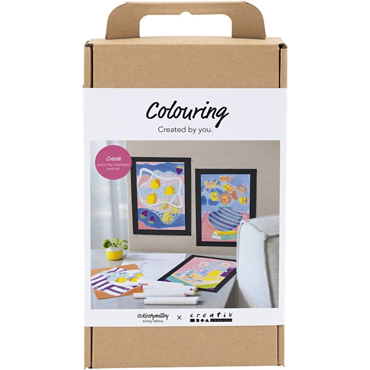 Creative Toys Creativ - Knutselset Kleurplaten, Verf op nummer, markers, 1 pak - () in de groep SPEELGOED, KINDER- & BABYPRODUCTEN / Speelgoed / Ambachten bij TP E-commerce Nordic AB (D30935)