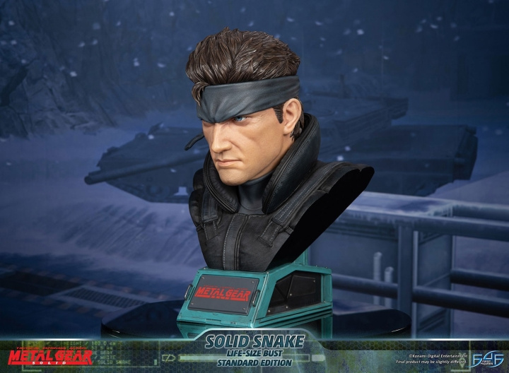First4Figures Metal Gear Solid (Solid Snake Life-Size Bust) RESIN standbeeld in de groep SPEELGOED, KINDER- & BABYPRODUCTEN / Speelgoed / Figuren, Miniaturen & accessoires bij TP E-commerce Nordic AB (D30978)