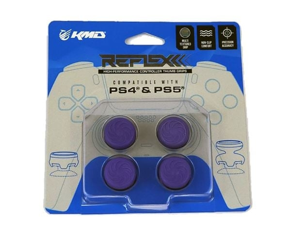 KMD Reflex Duimgrepen 4-Pack PS4/PS5 in de groep HOME ELECTRONICS / Spelconsoles en accessoires / Sony PlayStation 5 bij TP E-commerce Nordic AB (D31000)