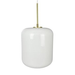 Dyberg-Larsen Silvia D25 Hanglamp - Opaal/Brass in de groep HOME ELECTRONICS / Verlichting / Plafondverlichting bij TP E-commerce Nordic AB (D31022)