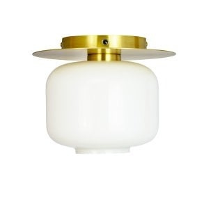 Dyberg-Larsen Arp Plafondlamp - Opaal/Bruin in de groep HOME ELECTRONICS / Verlichting / Plafondverlichting bij TP E-commerce Nordic AB (D31029)
