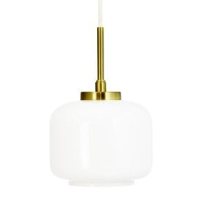 Dyberg-Larsen Arp D15 Hanglamp - Opaal/Brass in de groep HOME ELECTRONICS / Verlichting / Plafondverlichting bij TP E-commerce Nordic AB (D31030)