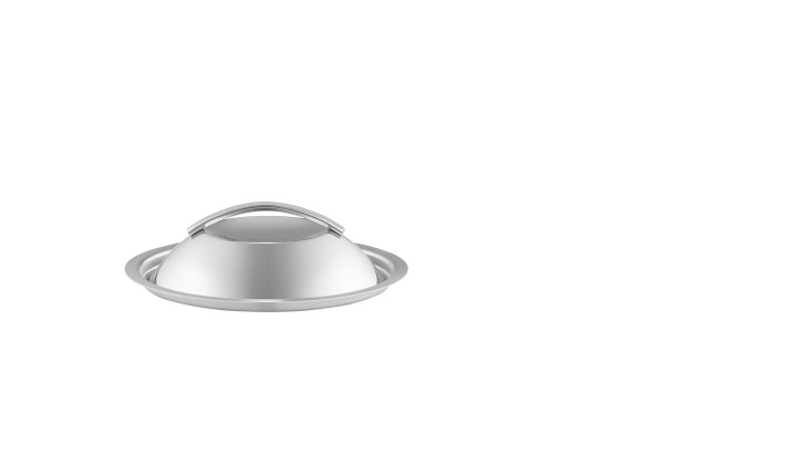 Eva Trio Koepeldeksel - Geborsteld staal - 16 cm - E in de groep HUISHOUDEN & TUIN / Keukengerei / Overige keukengereedschap bij TP E-commerce Nordic AB (D31059)