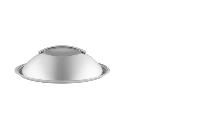 Eva Trio Koepeldeksel - Geborsteld staal - 20 cm - E in de groep HUISHOUDEN & TUIN / Keukengerei / Overige keukengereedschap bij TP E-commerce Nordic AB (D31063)