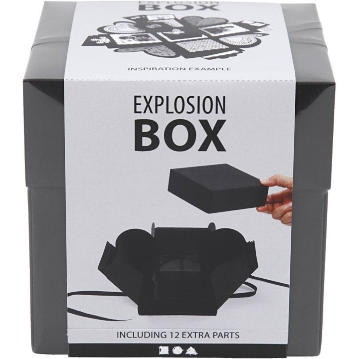 Creative Toys Explosiedoos - Zwart (25378) in de groep SPORT, VRIJE TIJD & HOBBY / Leuke dingen / Leuke dingen bij TP E-commerce Nordic AB (D31100)