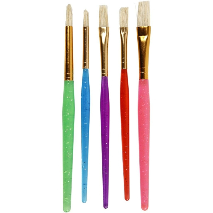 Creative Toys Kinder penselen - 5 stuks. (10344) in de groep SPEELGOED, KINDER- & BABYPRODUCTEN / Speelgoed / Ambachten bij TP E-commerce Nordic AB (D31152)
