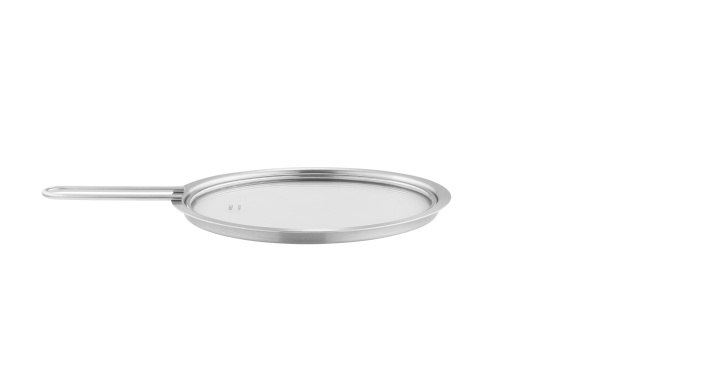 Eva Trio Glazen deksel - Geborsteld staal - 20 cm in de groep HUISHOUDEN & TUIN / Keukengerei / Overige keukengereedschap bij TP E-commerce Nordic AB (D31231)