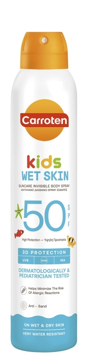 Carroten Dry Mist Kids Wet/Dry SPF 50 200 ml in de groep BEAUTY & HEALTH / Huidsverzorging / Zonnebank / Zonnebescherming bij TP E-commerce Nordic AB (D31238)