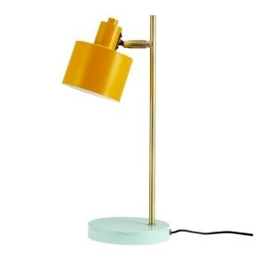 Dyberg-Larsen Oceaan Tafellamp - Kerrie, Messing, Turkoois in de groep HOME ELECTRONICS / Verlichting / Tafellampen bij TP E-commerce Nordic AB (D31276)