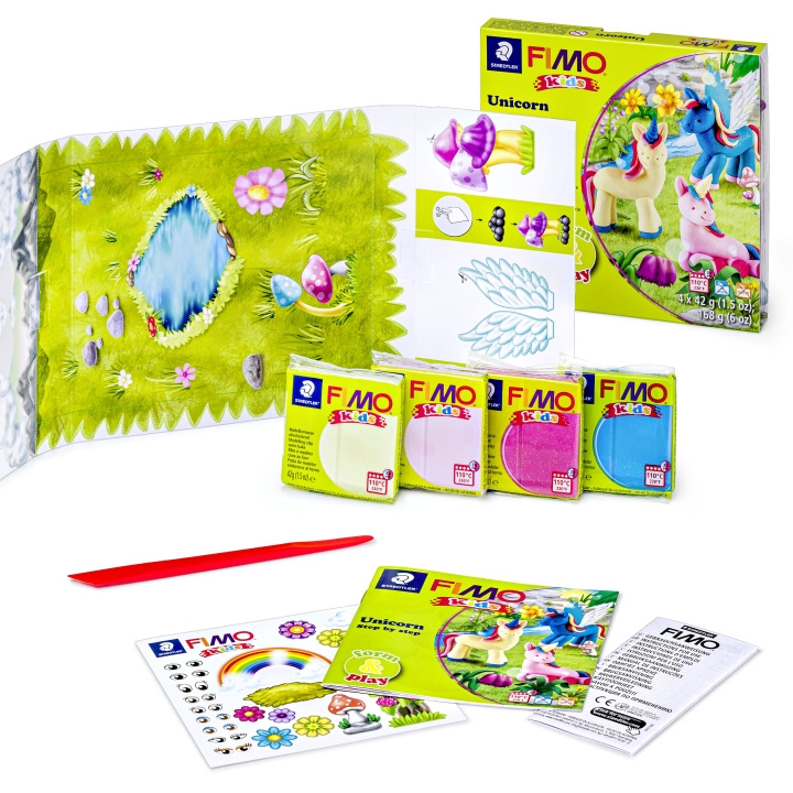 FIMO Kids Form & Play Set - Unicorn (8034 19 LZ) in de groep SPEELGOED, KINDER- & BABYPRODUCTEN / Speelgoed / Speelset bij TP E-commerce Nordic AB (D31280)