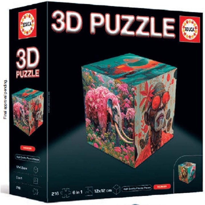 Educa 3D Puzzel Kubus Wonder (80-20334) in de groep SPEELGOED, KINDER- & BABYPRODUCTEN / Speelgoed / Kinderpuzzel bij TP E-commerce Nordic AB (D31321)