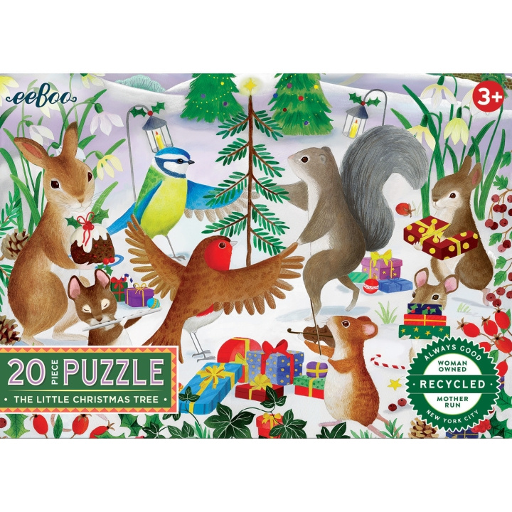 eeBoo Puzzel 20-delig - De kleine kerstboom (EPZCX20) in de groep SPORT, VRIJE TIJD & HOBBY / Hobby / Puzzel bij TP E-commerce Nordic AB (D31384)