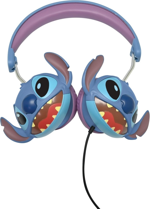 Disney Lexiboek - Disney Stitch - Bedrade opvouwbare hoofdtelefoon (HP015D) in de groep HOME ELECTRONICS / Audio & Beeld / Koptelefoon & Accessoires / Koptelefoon bij TP E-commerce Nordic AB (D31458)