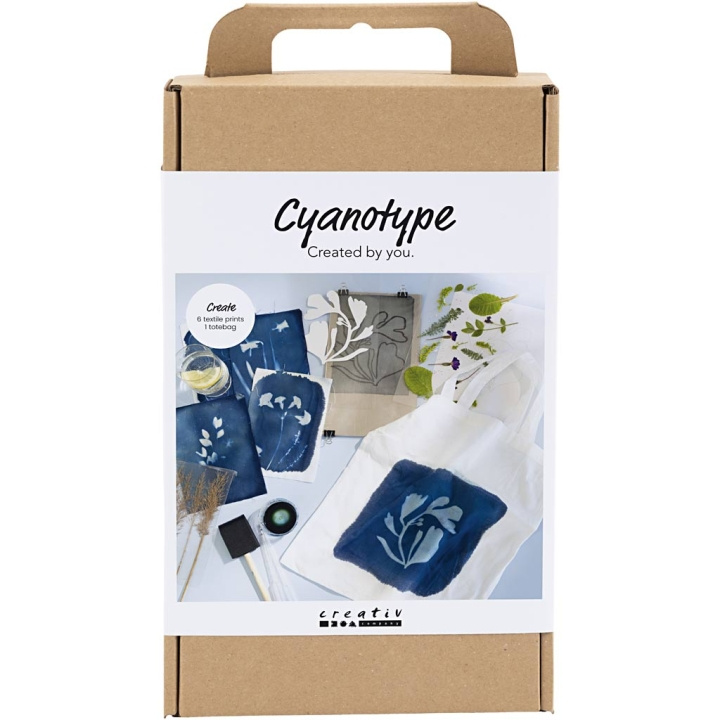 Creative Toys Creativ - Craft Kit Cyanotype, Textiel, Blauw, 1 Pak - () in de groep SPEELGOED, KINDER- & BABYPRODUCTEN / Speelgoed / Ambachten bij TP E-commerce Nordic AB (D31465)