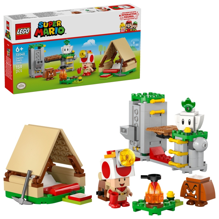 LEGO Super Mario - Het kamp van kapitein Toad (72040) in de groep SPEELGOED, KINDER- & BABYPRODUCTEN / Speelgoed / Bouwspeelgoed / Lego bij TP E-commerce Nordic AB (D31499)