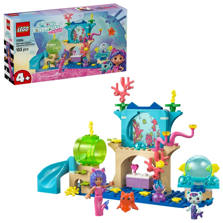 LEGO Gabby\'s Dollhouse - Mermaid Gabby\'s Aquarium Adventure (11204) in de groep SPEELGOED, KINDER- & BABYPRODUCTEN / Speelgoed / Bouwspeelgoed / Lego bij TP E-commerce Nordic AB (D31501)