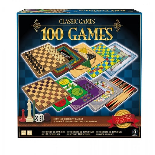 Merchandt Ambassador Klassieke Spellen - 100 Spellen Set (ST020) in de groep SPEELGOED, KINDER- & BABYPRODUCTEN / Spelletje / Bordspellen bij TP E-commerce Nordic AB (D31504)