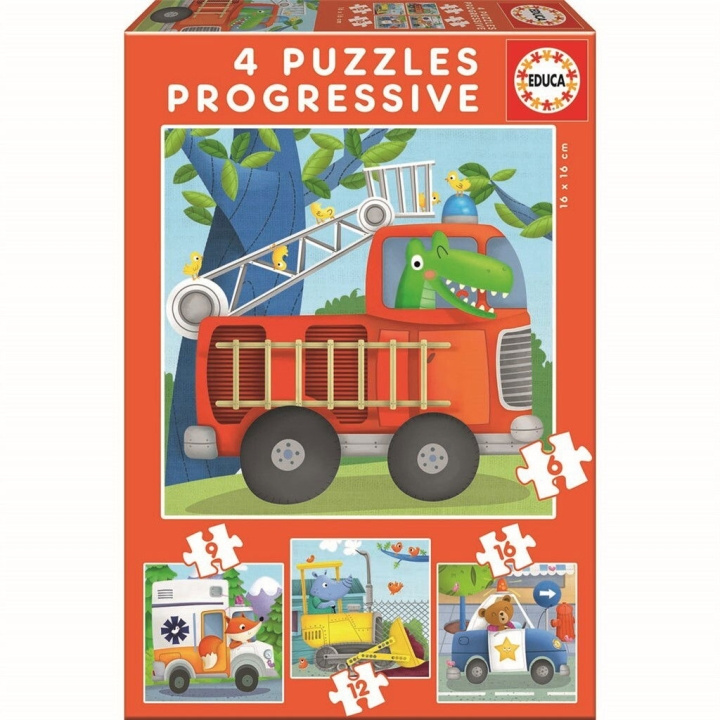 Educa Puzzel - 6-9-12-16 Reddingspatrouille (80-17144) in de groep SPEELGOED, KINDER- & BABYPRODUCTEN / Speelgoed / Kinderpuzzel bij TP E-commerce Nordic AB (D31530)