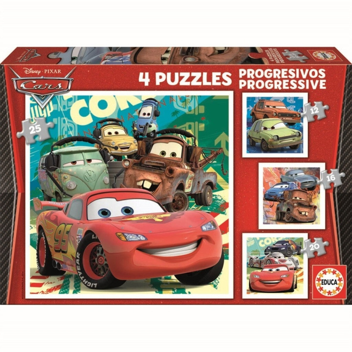 Educa Puzzel - 12-16-20-25 Auto\'s ( 80-14942) in de groep SPEELGOED, KINDER- & BABYPRODUCTEN / Speelgoed / Kinderpuzzel bij TP E-commerce Nordic AB (D31531)
