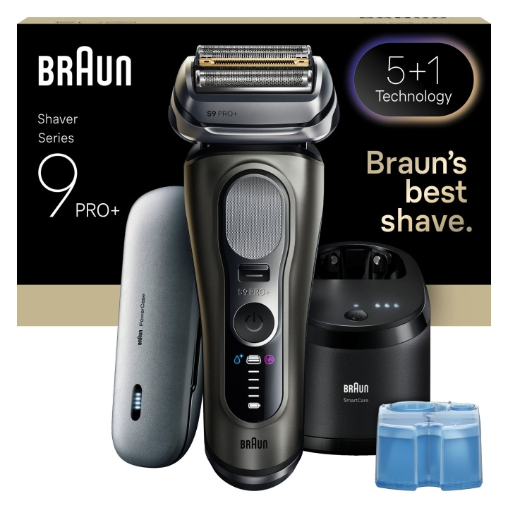 Braun Series 9 PRO+ elektrisch scheerapparaat - grafiet - 9675CC in de groep BEAUTY & HEALTH / Haar & Styling / Scheren & Trimmen / Scheerapparaten bij TP E-commerce Nordic AB (D31543)