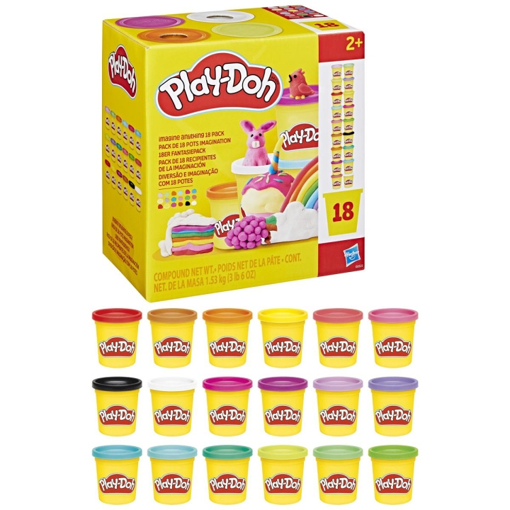 PLAY-DOH Imagine Anything 18 Pack in de groep SPEELGOED, KINDER- & BABYPRODUCTEN / Speelgoed / Speelset bij TP E-commerce Nordic AB (D31589)