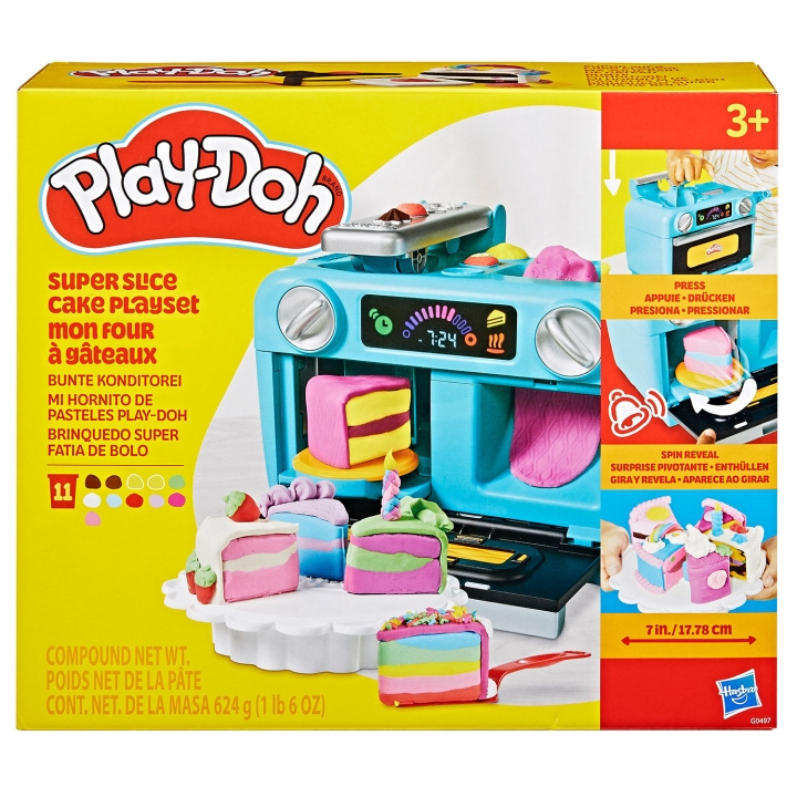 PLAY-DOH Super Slice Cake Playset in de groep SPEELGOED, KINDER- & BABYPRODUCTEN / Speelgoed / Speelset bij TP E-commerce Nordic AB (D31591)