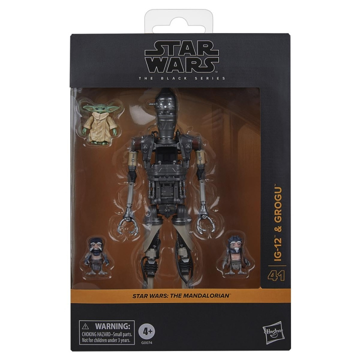Star Wars The Black Series 6 Inch Figure IG-12 & Grogu in de groep SPEELGOED, KINDER- & BABYPRODUCTEN / Speelgoed / Figuren, Miniaturen & accessoires bij TP E-commerce Nordic AB (D31638)