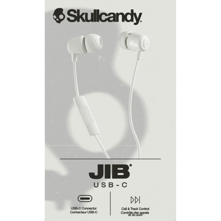 Skullcandy Hörlurar JIB USB-C Trådbundna In-Ear Bone White in de groep HOME ELECTRONICS / Audio & Beeld / Koptelefoon & Accessoires / Koptelefoon bij TP E-commerce Nordic AB (D31665)