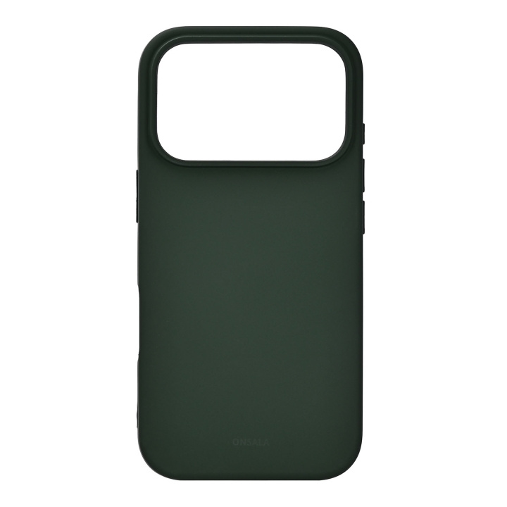 Onsala Mobilskal med Silikonkänsla Olive Green - iPhone 17 Pro in de groep SMARTPHONE & TABLETS / Mobielbescherming / Apple / iPhone 17 bij TP E-commerce Nordic AB (D31767)