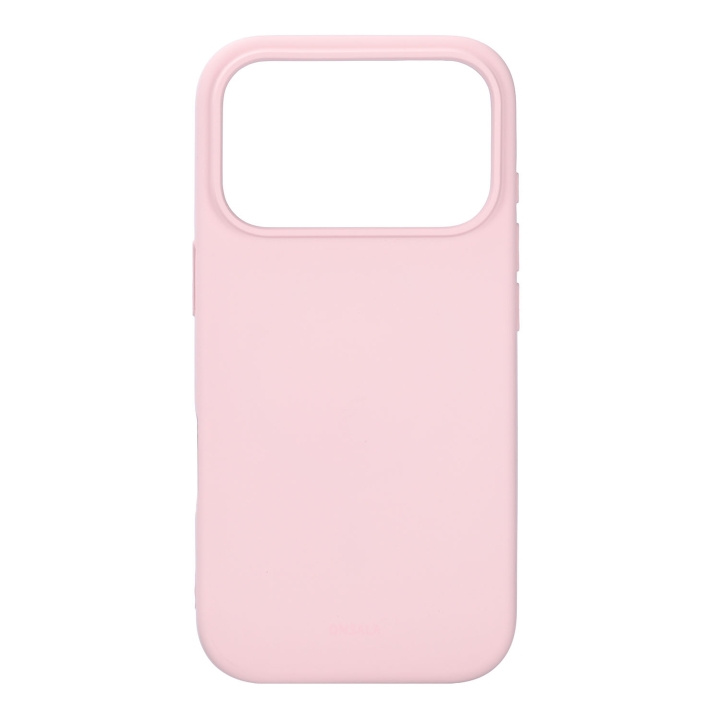Onsala Mobilskal med Silikonkänsla Chalk Pink - iPhone 17 Pro in de groep SMARTPHONE & TABLETS / Mobielbescherming / Apple / iPhone 17 bij TP E-commerce Nordic AB (D31774)