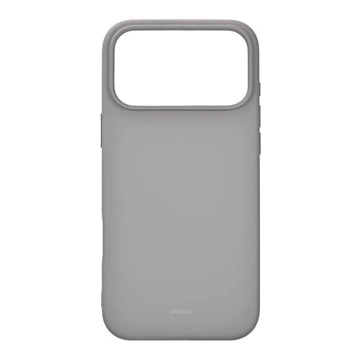 Onsala Mobilskal med Silikonkänsla Concrete - iPhone 17 Pro Max in de groep SMARTPHONE & TABLETS / Mobielbescherming / Apple / iPhone 17 bij TP E-commerce Nordic AB (D31800)