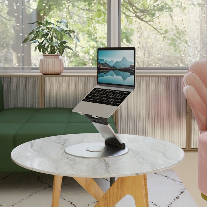 Desire2 Datorstöd Sit-Stand Supreme 360 Aluminium in de groep COMPUTERS & RANDAPPARATUUR / Computeraccessoires / Overige bij TP E-commerce Nordic AB (D31894)